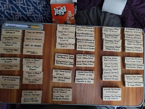 Best sexual jenga questions.